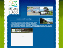 Tablet Screenshot of palmardellagoweb.com